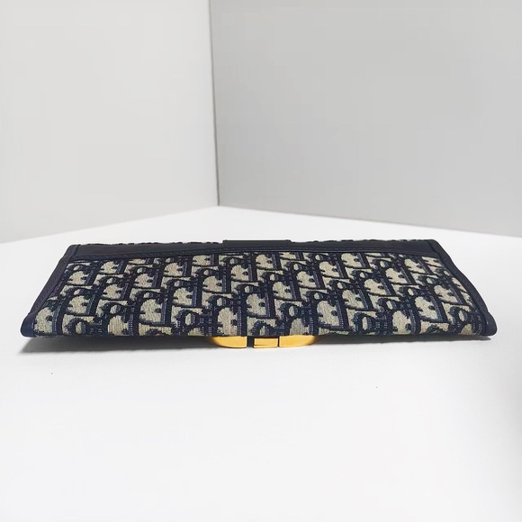 Dior Blue Oblique Canvas 30 Montaigne Chain Pouch - Picture 8 of 11